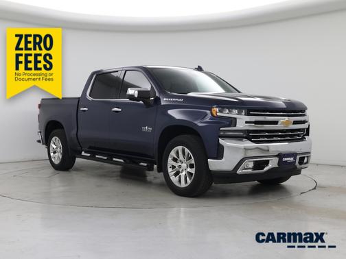 Blue 2021 Chevrolet Silverado 1500 LTZ