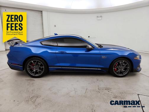 Blue 2021 Ford Mustang Mach 1