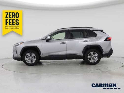 Silver 2024 Toyota RAV4 Hybrid XLE