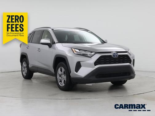 Silver 2024 Toyota RAV4 Hybrid XLE