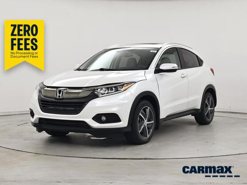 White 2022 Honda HR-V EX-L