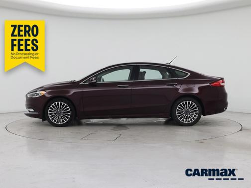 Burgundy 2017 Ford Fusion SE