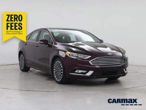 Burgundy 2017 Ford Fusion SE