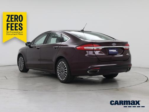 Burgundy 2017 Ford Fusion SE