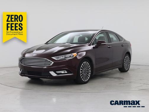 Burgundy 2017 Ford Fusion SE