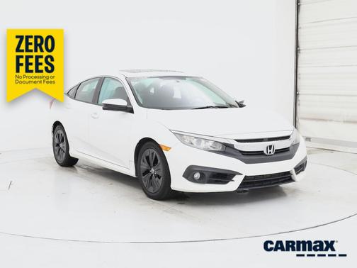 White 2018 Honda Civic EX-T