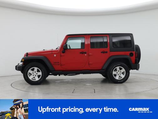 Red 2018 Jeep Wrangler Unlimited Sport S