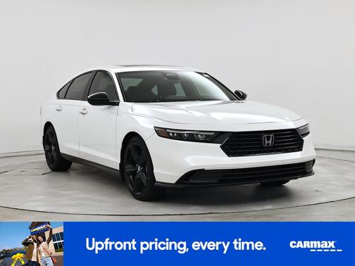 White 2023 Honda Accord Hybrid Sport-L