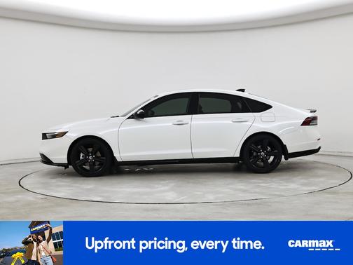 White 2023 Honda Accord Hybrid Sport-L