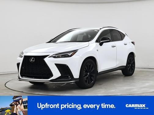 White 2022 Lexus NX 350 F-SPORT Handling