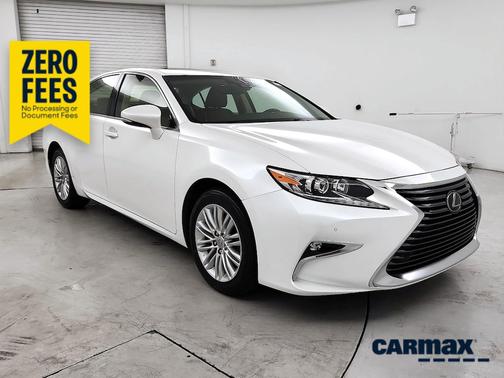 White 2016 Lexus ES 350
