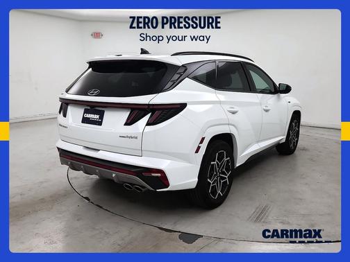White 2024 Hyundai TUCSON Hybrid N Line