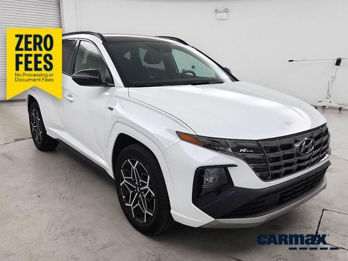 White 2024 Hyundai TUCSON Hybrid N Line