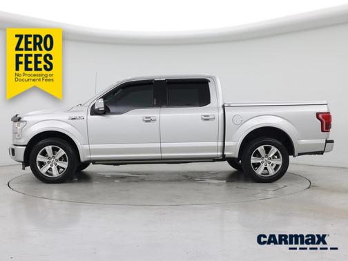 Silver 2015 Ford F-150 Platinum