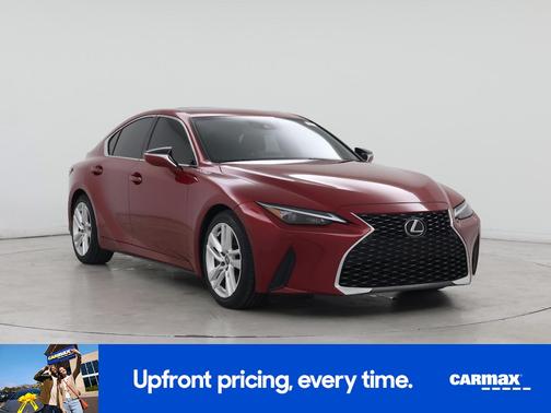 Burgundy 2024 Lexus IS 300
