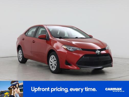 Red 2018 Toyota Corolla LE
