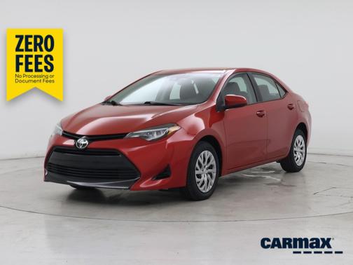 Red 2018 Toyota Corolla LE