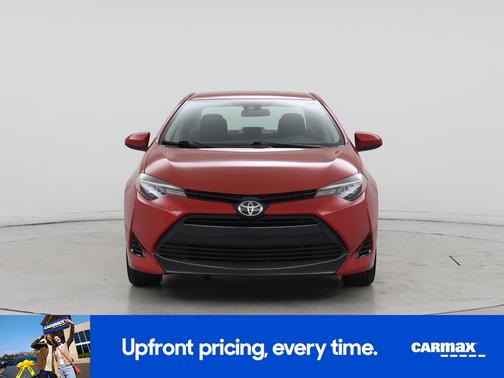 Red 2018 Toyota Corolla LE
