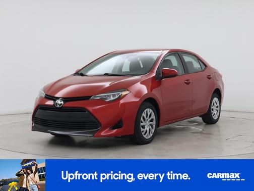Red 2018 Toyota Corolla LE