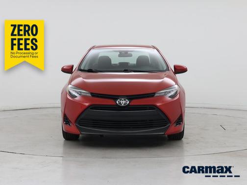 Red 2018 Toyota Corolla LE