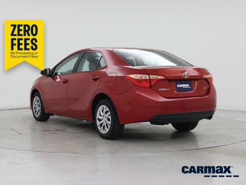 Red 2018 Toyota Corolla LE