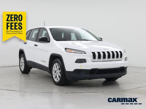 White 2017 Jeep Cherokee Sport