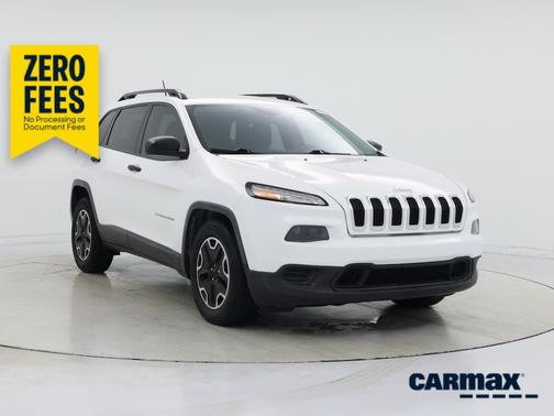 White 2017 Jeep Cherokee Sport