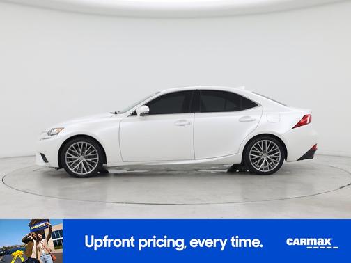 White 2016 Lexus IS 200t