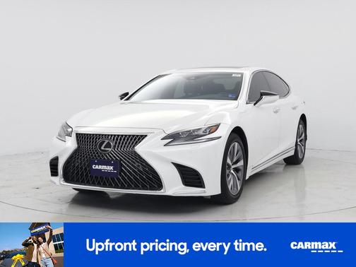 White 2019 Lexus LS 500