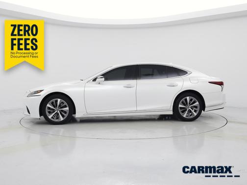 White 2019 Lexus LS 500