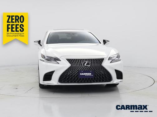 White 2019 Lexus LS 500