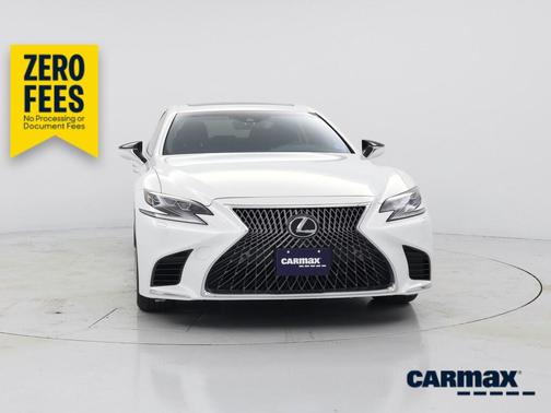 White 2019 Lexus LS 500