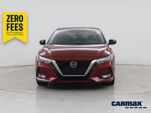 Red 2021 Nissan Sentra SR