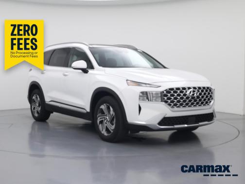 White 2023 Hyundai SANTA FE SEL