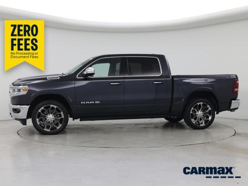 Blue 2021 RAM 1500 Longhorn
