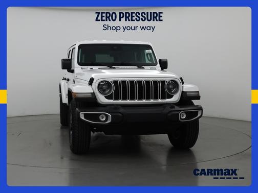 White 2025 Jeep Wrangler Sahara