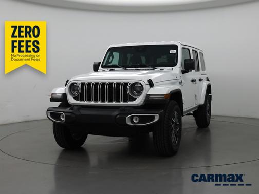 White 2025 Jeep Wrangler Sahara