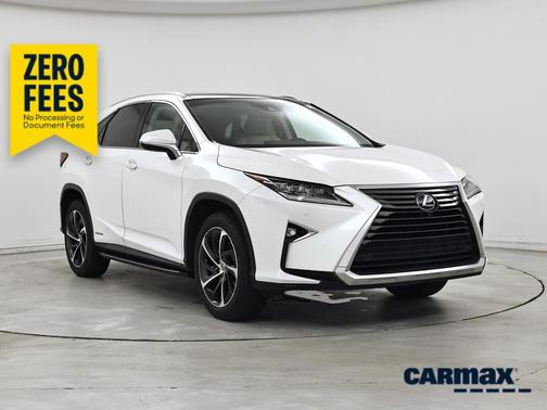 White 2017 Lexus RX 450h