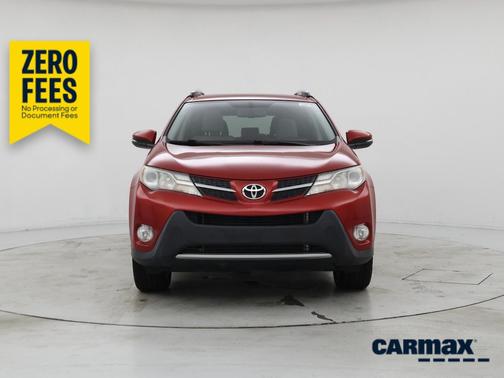 Red 2015 Toyota RAV4 Limited