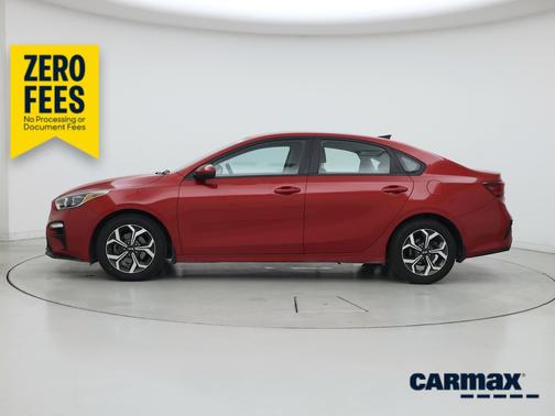 Red 2021 Kia Forte LXS