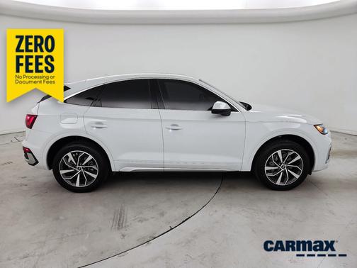 White 2023 Audi Q5 Sportback S-Line Premium Plus