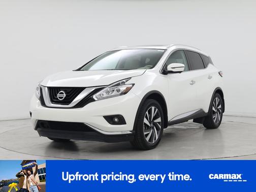 White 2017 Nissan Murano Platinum