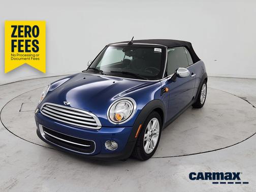 Blue 2015 MINI Convertible