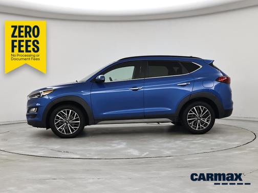Blue 2021 Hyundai TUCSON Limited