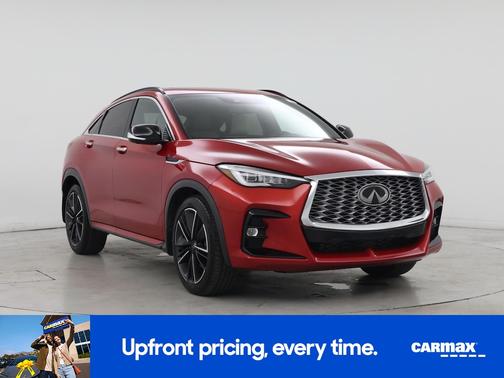 Red 2022 INFINITI QX55 Essential