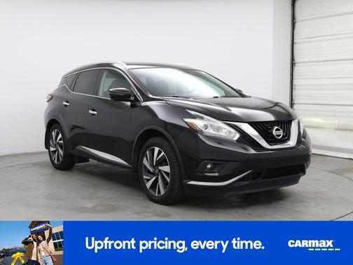 Black 2017 Nissan Murano Platinum