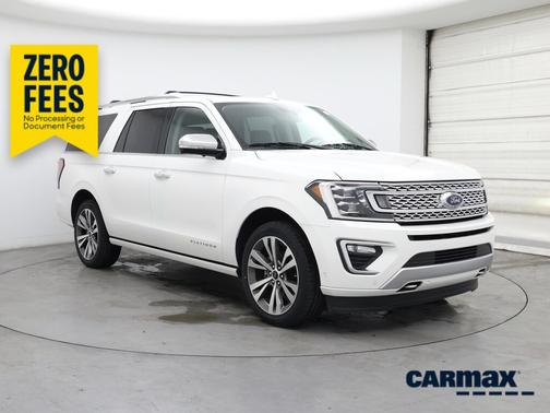 White 2021 Ford Expedition Max Platinum