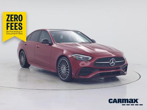 Red 2024 Mercedes-Benz C-Class
