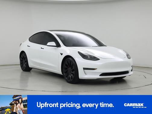 White 2023 Tesla Model 3 Performance