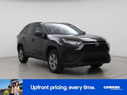 Black 2022 Toyota RAV4 Hybrid LE